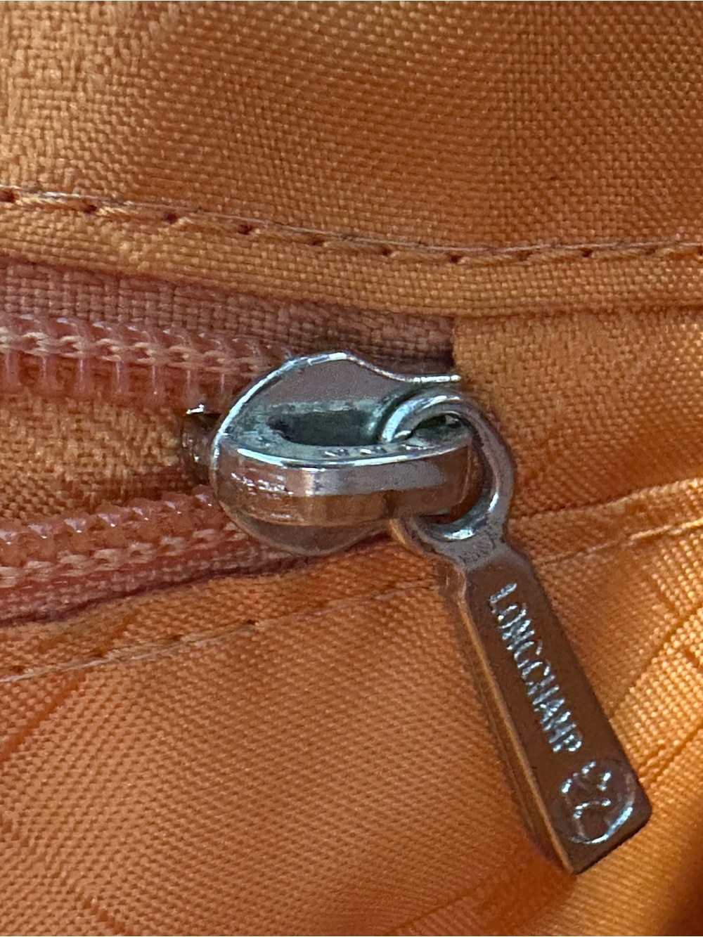 Longchamp Vintage Brown Leather Top Handle Tote Bag - Picture 7 of 16
